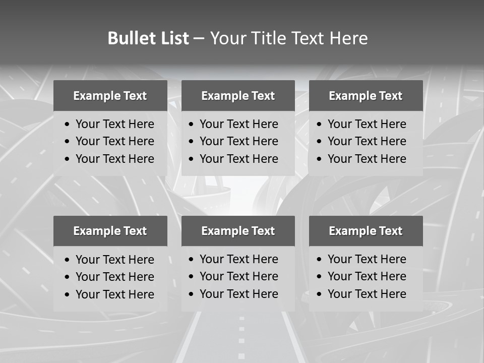 Tangled Crossroad Management PowerPoint Template