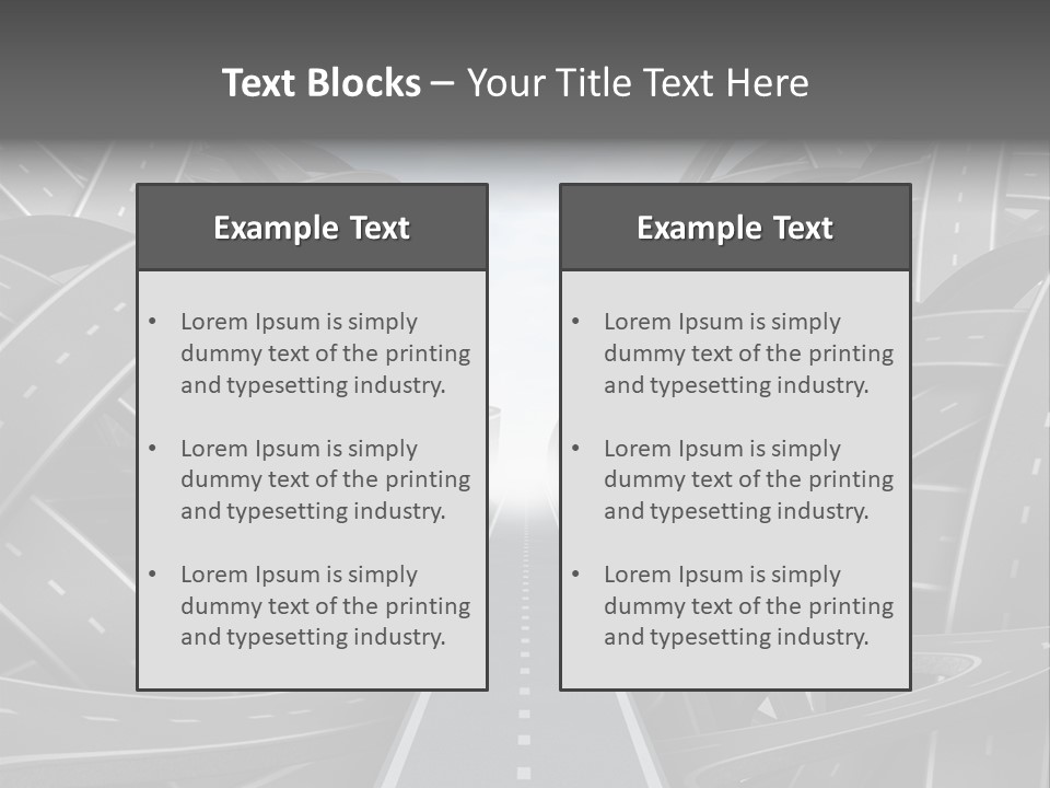 Tangled Crossroad Management PowerPoint Template
