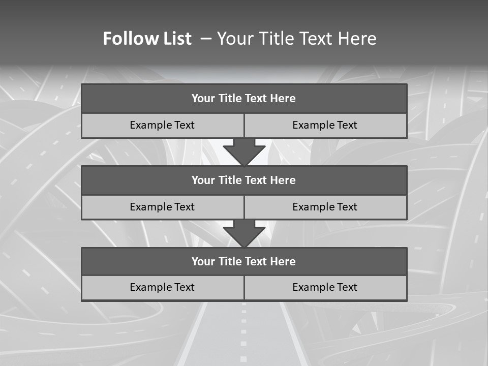 Tangled Crossroad Management PowerPoint Template