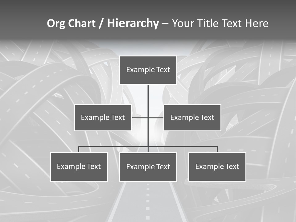 Tangled Crossroad Management PowerPoint Template