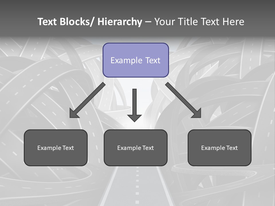 Tangled Crossroad Management PowerPoint Template