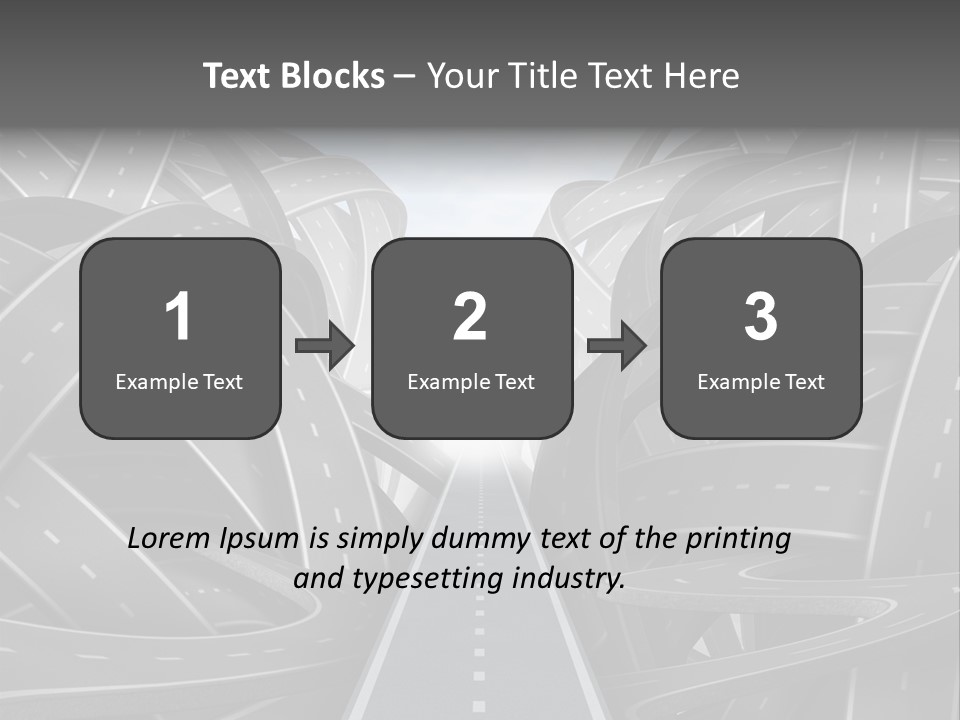 Tangled Crossroad Management PowerPoint Template