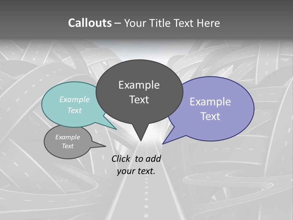Tangled Crossroad Management PowerPoint Template