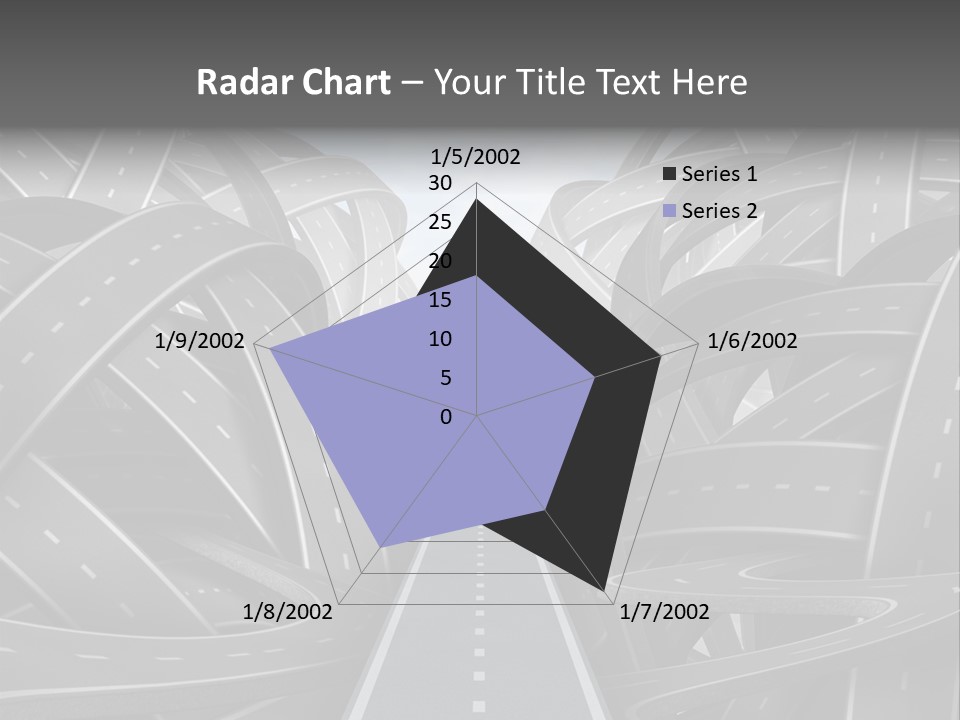 Tangled Crossroad Management PowerPoint Template