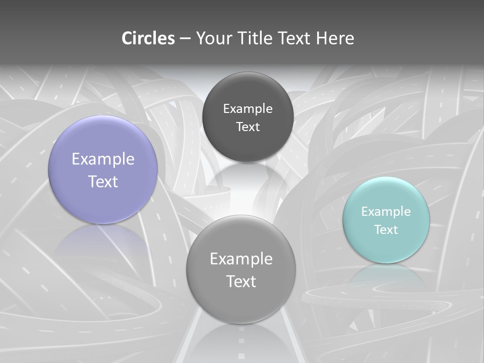 Tangled Crossroad Management PowerPoint Template