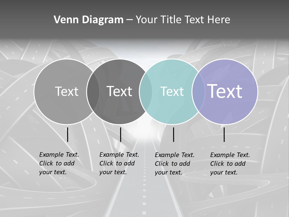 Tangled Crossroad Management PowerPoint Template