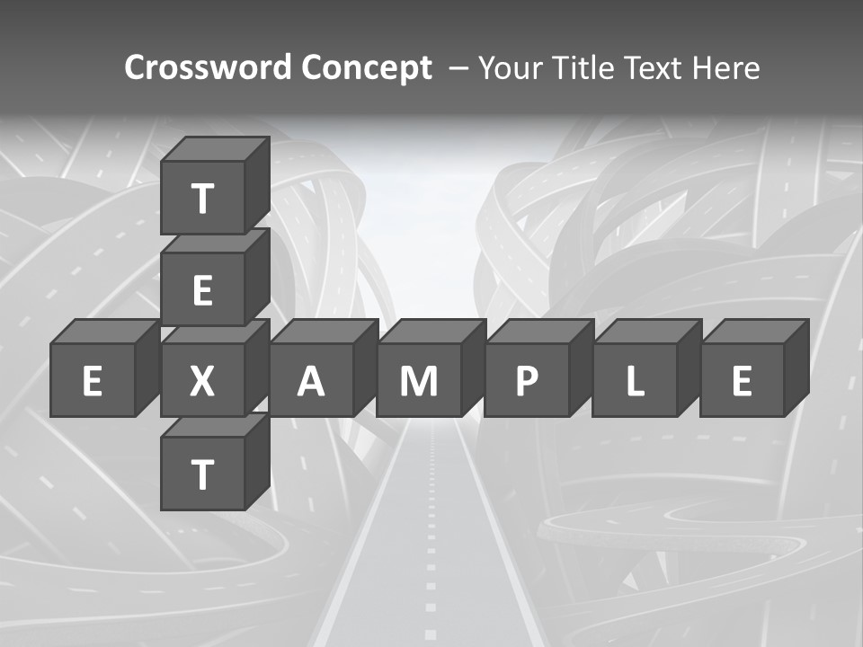 Tangled Crossroad Management PowerPoint Template