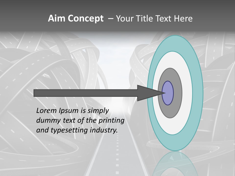 Tangled Crossroad Management PowerPoint Template