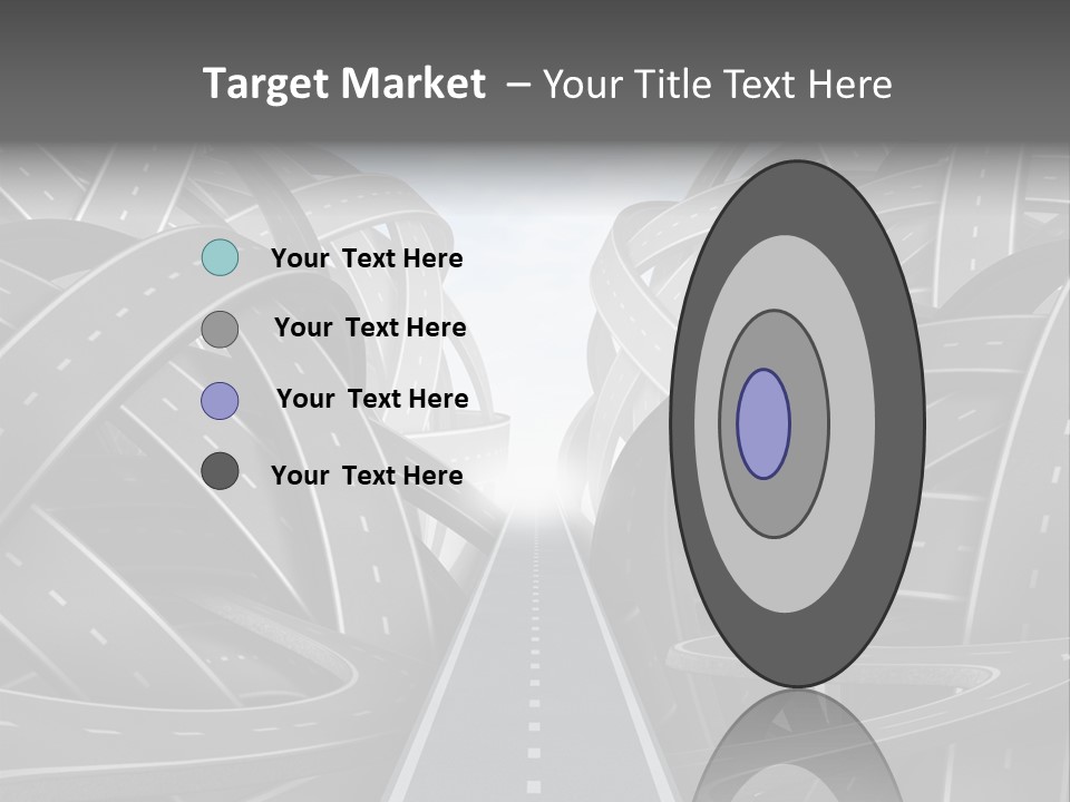 Tangled Crossroad Management PowerPoint Template