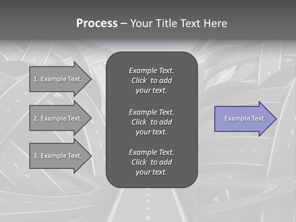 Tangled Crossroad Management PowerPoint Template