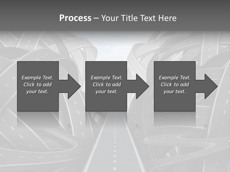 Tangled Crossroad Management PowerPoint Template