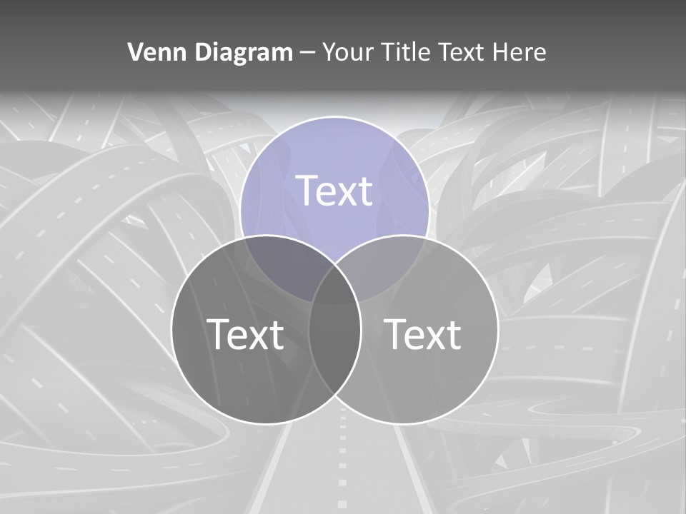 Tangled Crossroad Management PowerPoint Template
