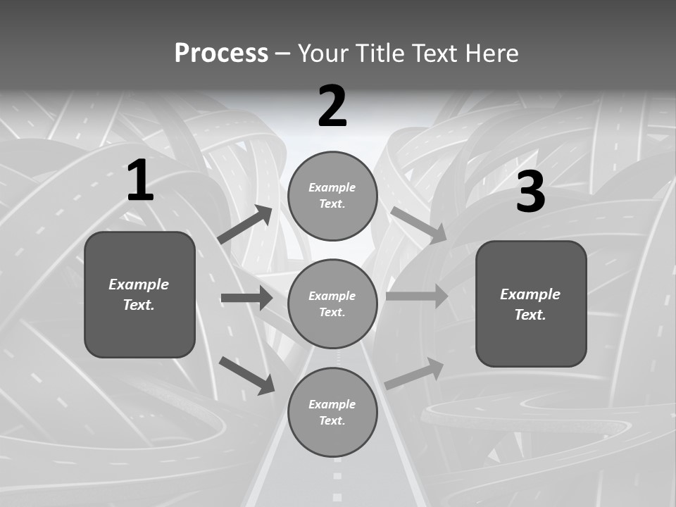 Tangled Crossroad Management PowerPoint Template