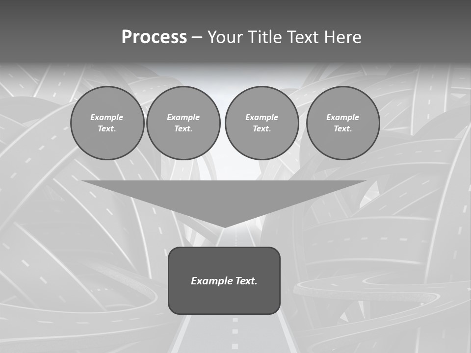 Tangled Crossroad Management PowerPoint Template