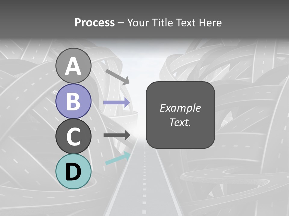 Tangled Crossroad Management PowerPoint Template