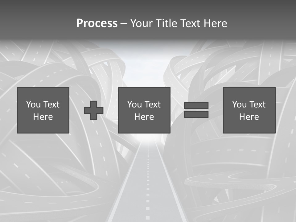 Tangled Crossroad Management PowerPoint Template