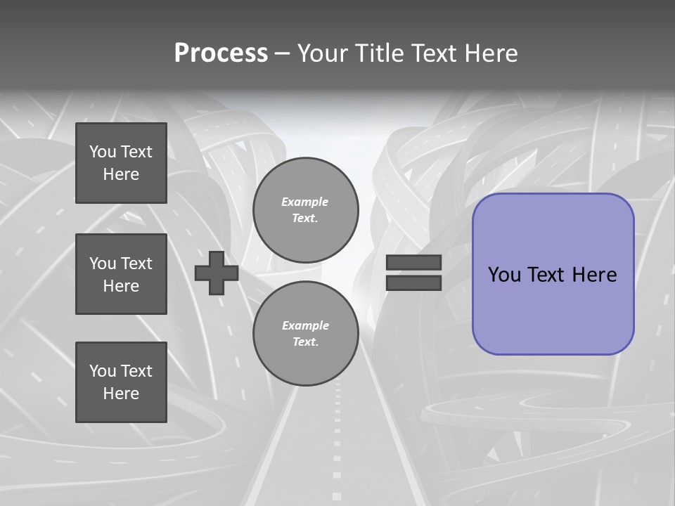 Tangled Crossroad Management PowerPoint Template