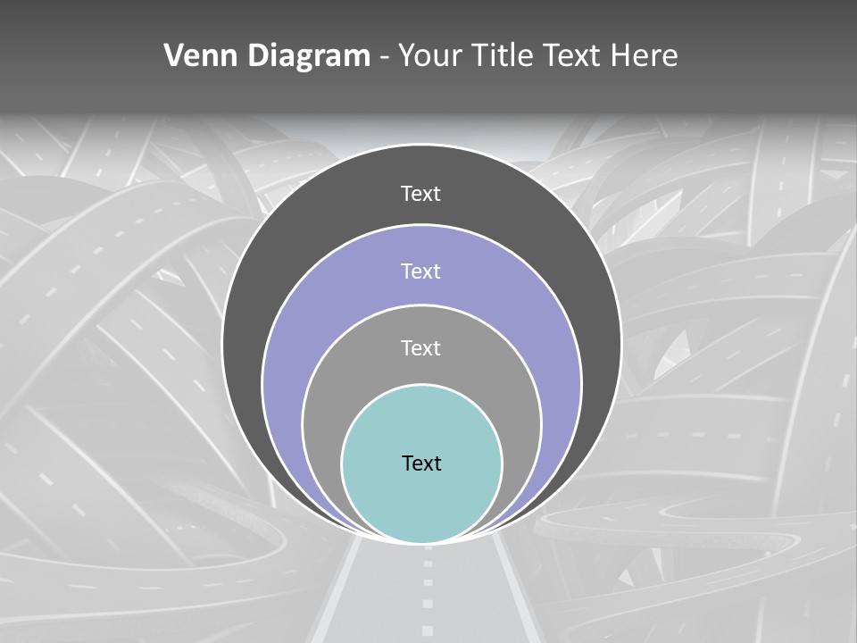 Tangled Crossroad Management PowerPoint Template
