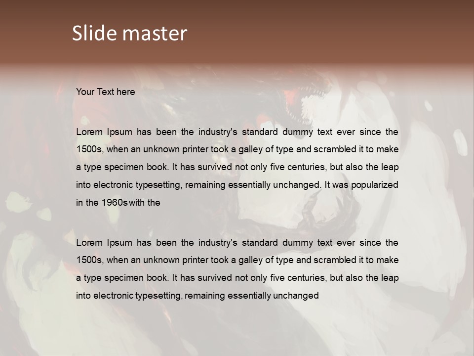 Illustration Quick Animal PowerPoint Template