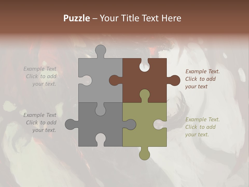 Illustration Quick Animal PowerPoint Template