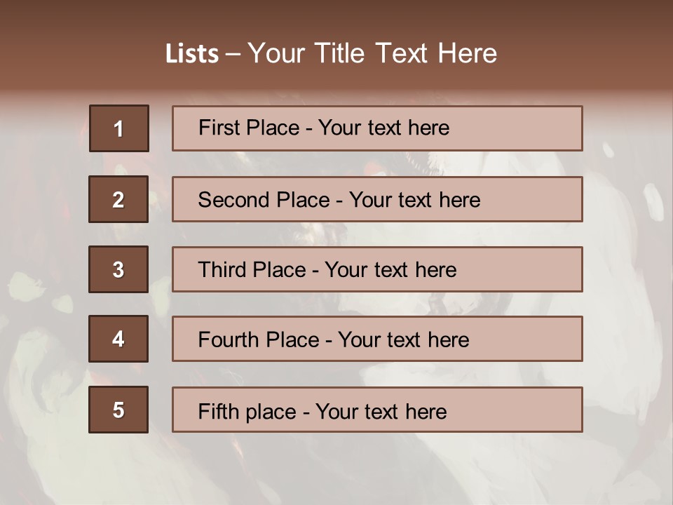 Illustration Quick Animal PowerPoint Template