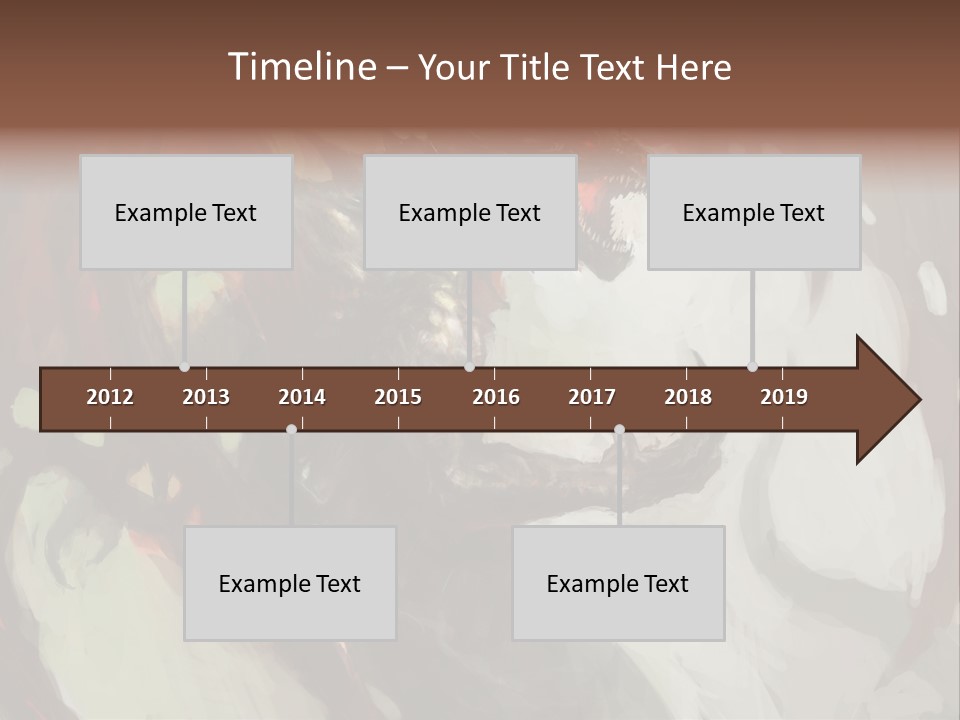 Illustration Quick Animal PowerPoint Template