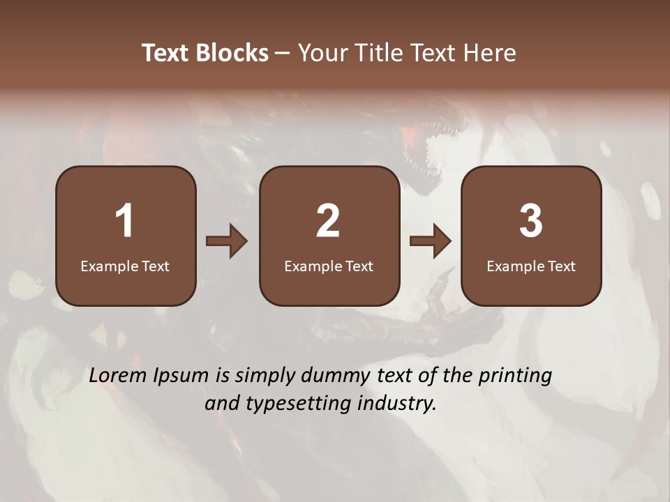 Illustration Quick Animal PowerPoint Template