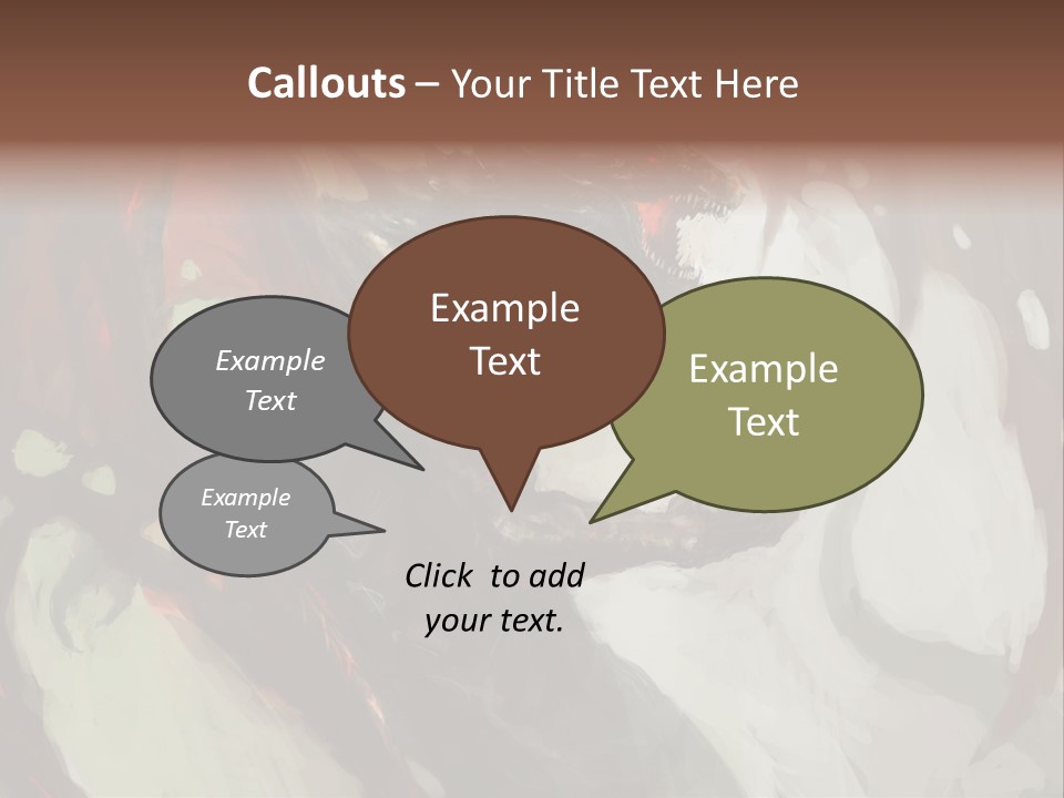 Illustration Quick Animal PowerPoint Template