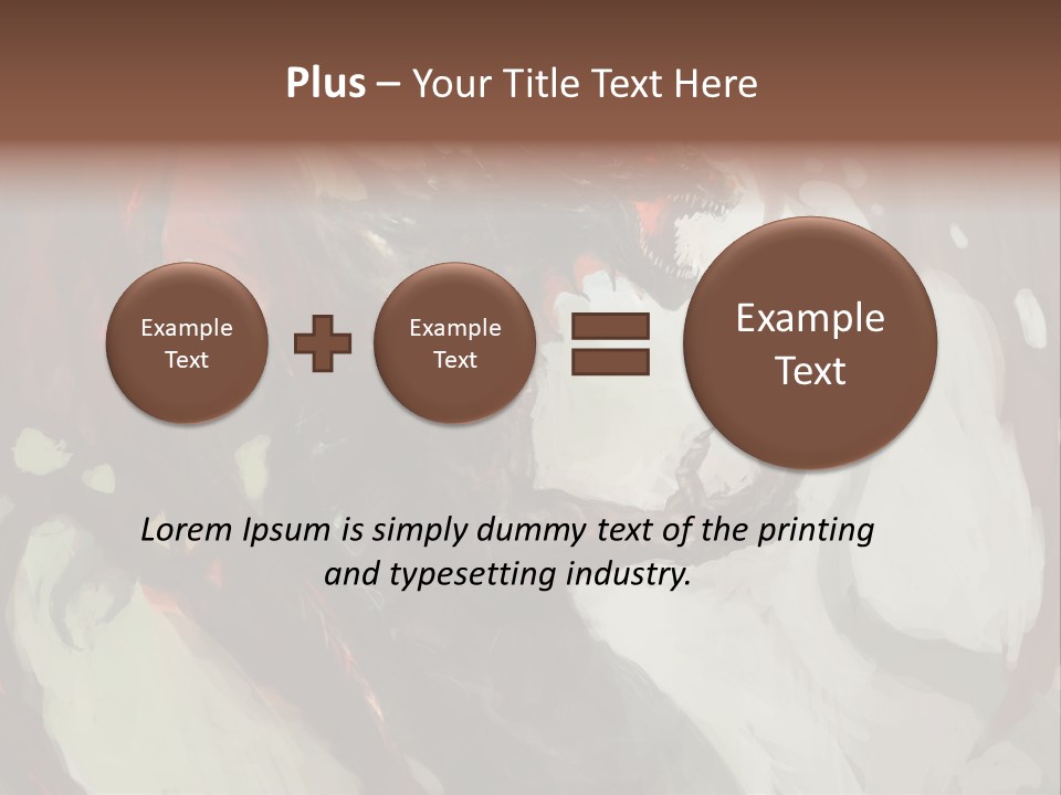 Illustration Quick Animal PowerPoint Template