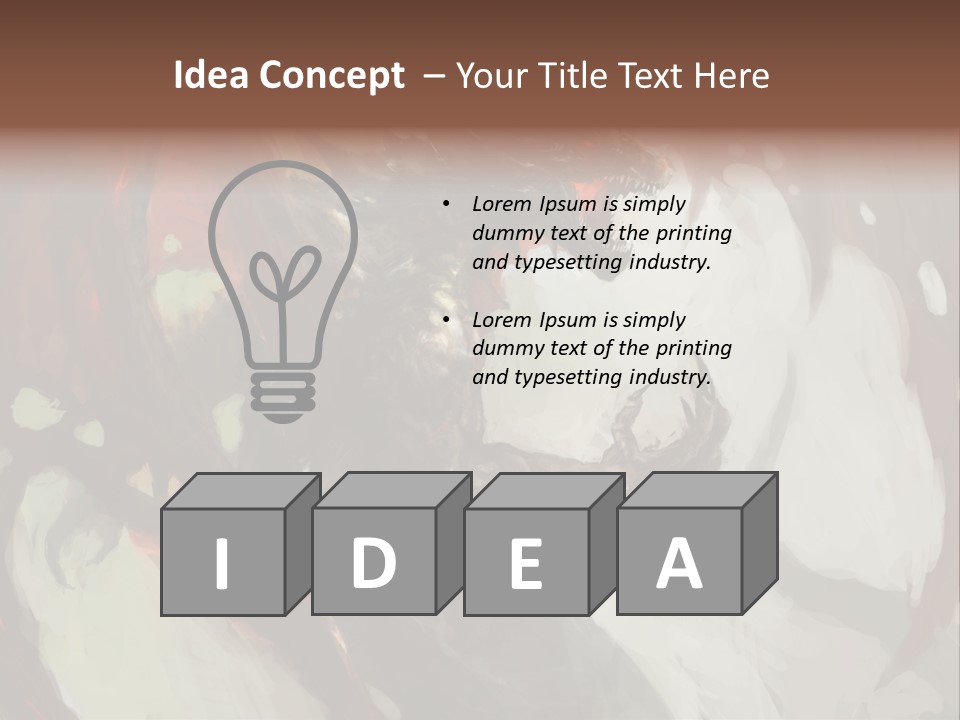 Illustration Quick Animal PowerPoint Template