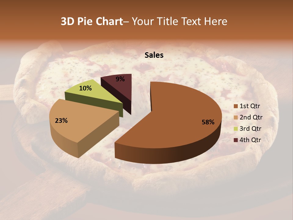 Basil Daisy Lace PowerPoint Template