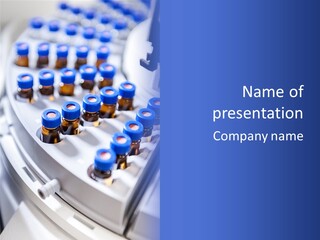 Industry Device Blue PowerPoint Template