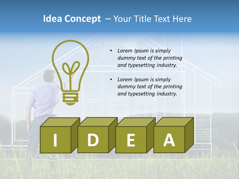 Imagination Summer Chalk PowerPoint Template