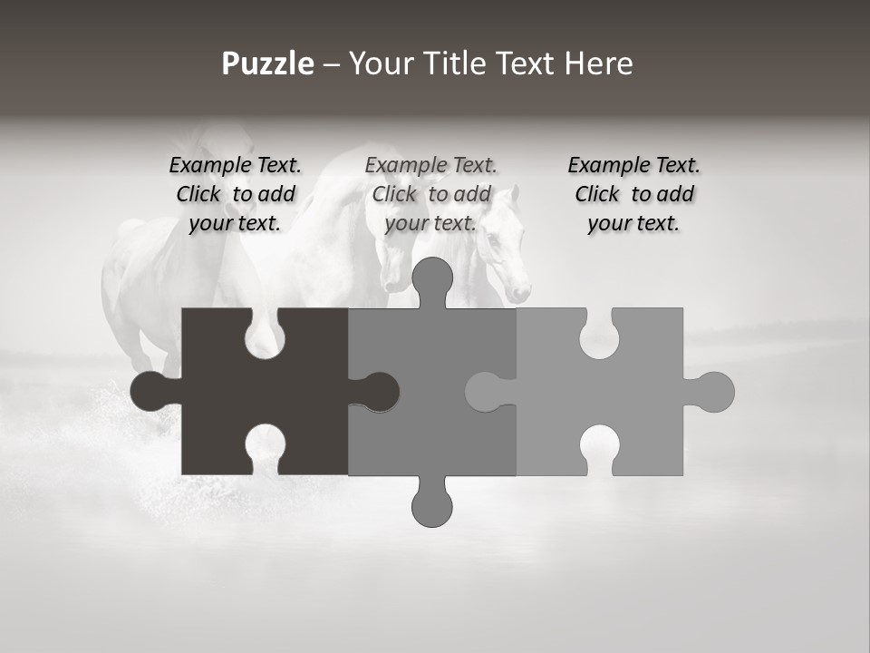 Mare Herd Stallion PowerPoint Template