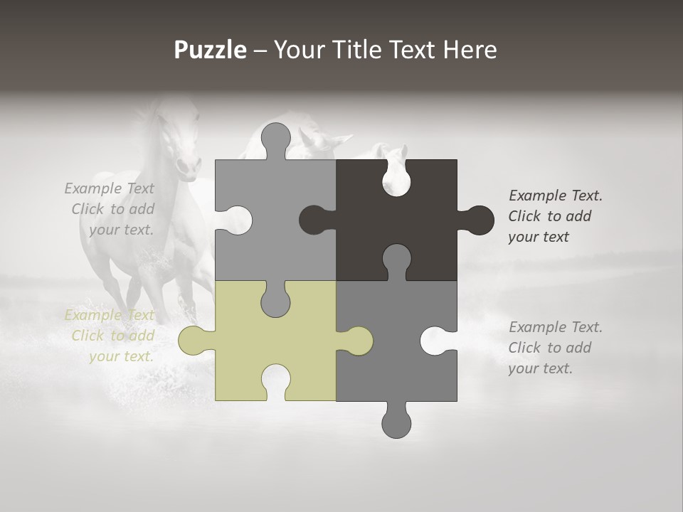 Mare Herd Stallion PowerPoint Template