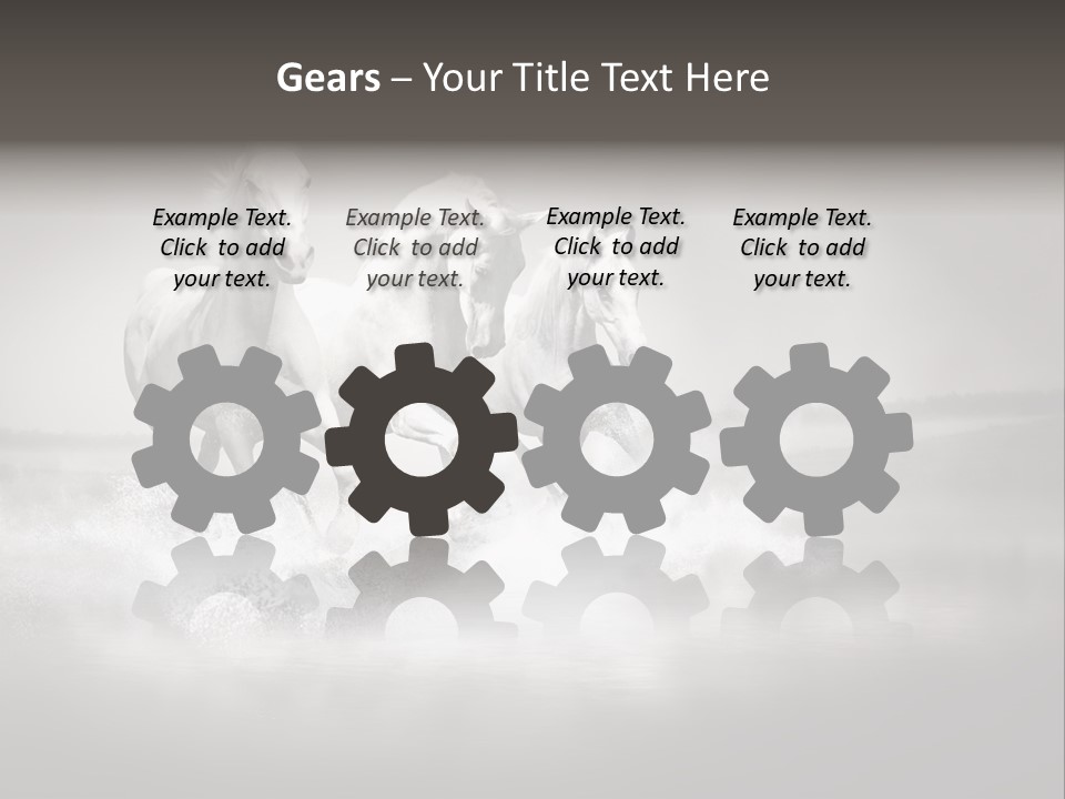 Mare Herd Stallion PowerPoint Template