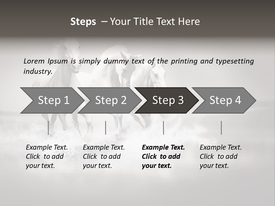 Mare Herd Stallion PowerPoint Template