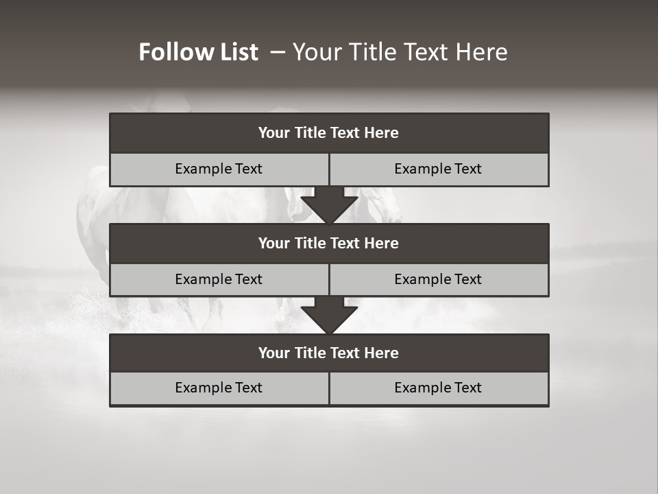 Mare Herd Stallion PowerPoint Template
