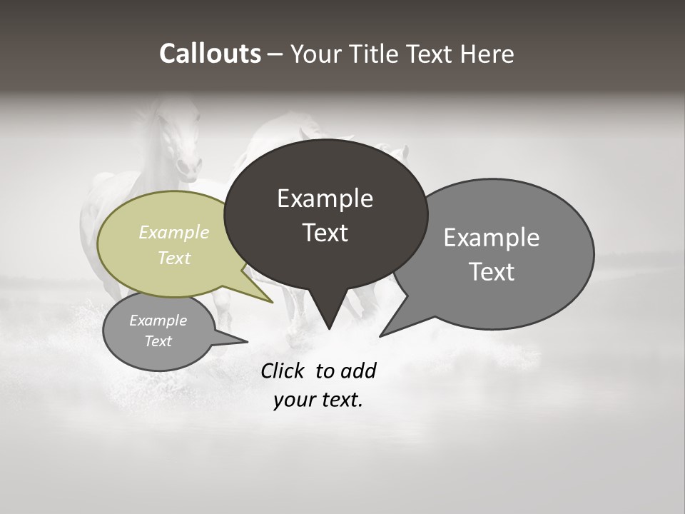 Mare Herd Stallion PowerPoint Template