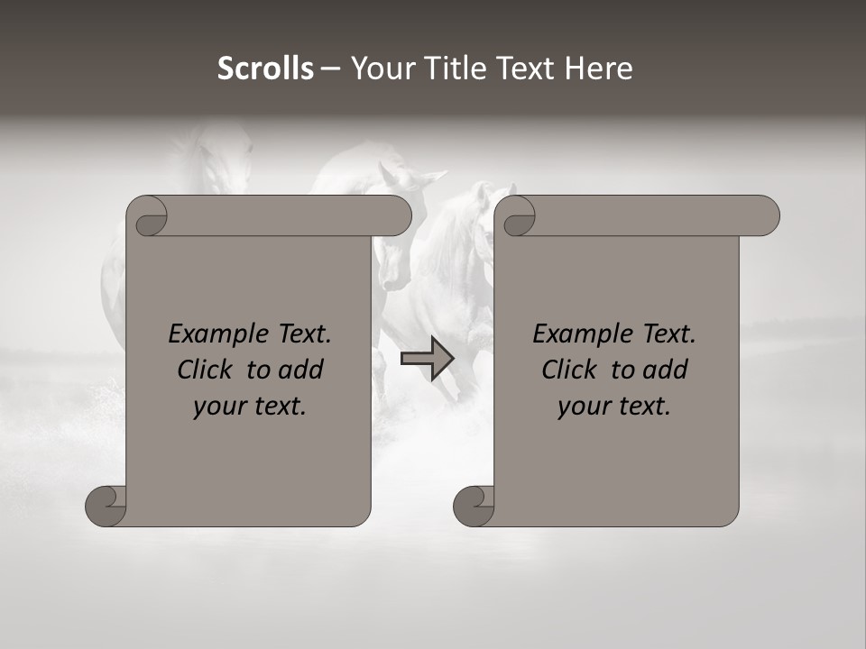 Mare Herd Stallion PowerPoint Template