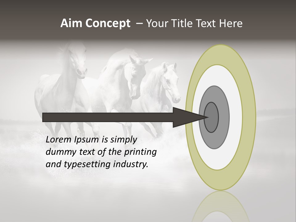 Mare Herd Stallion PowerPoint Template