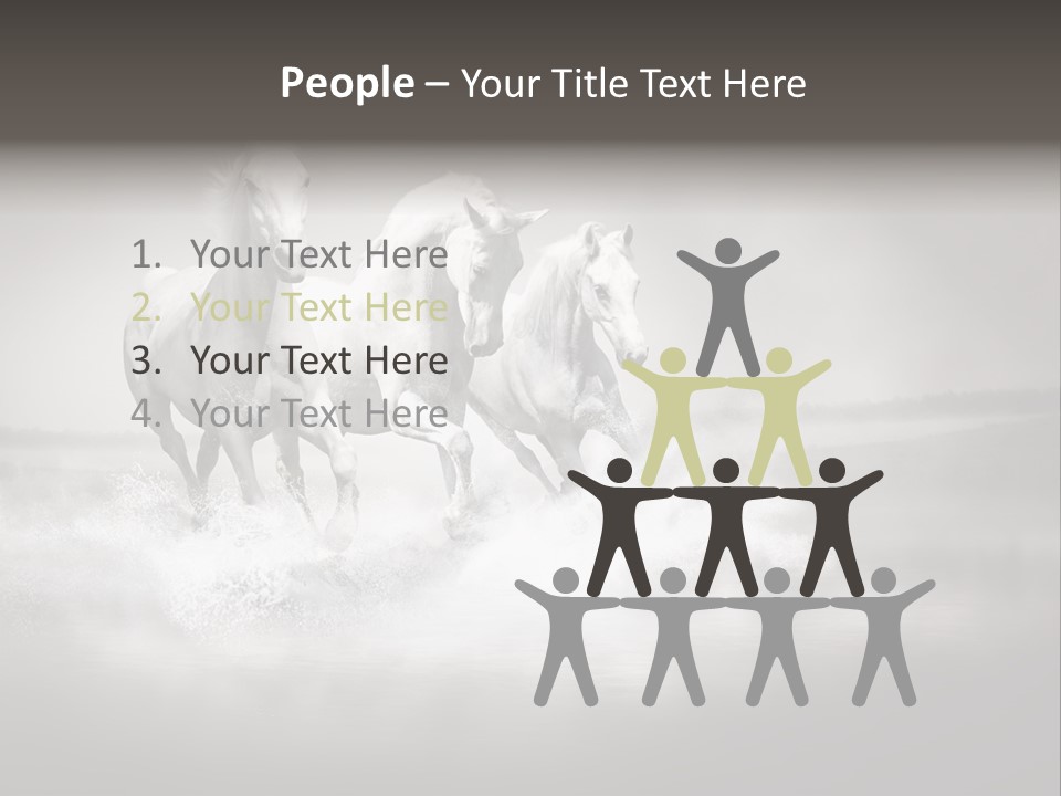 Mare Herd Stallion PowerPoint Template