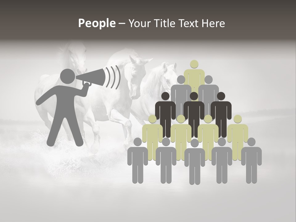 Mare Herd Stallion PowerPoint Template