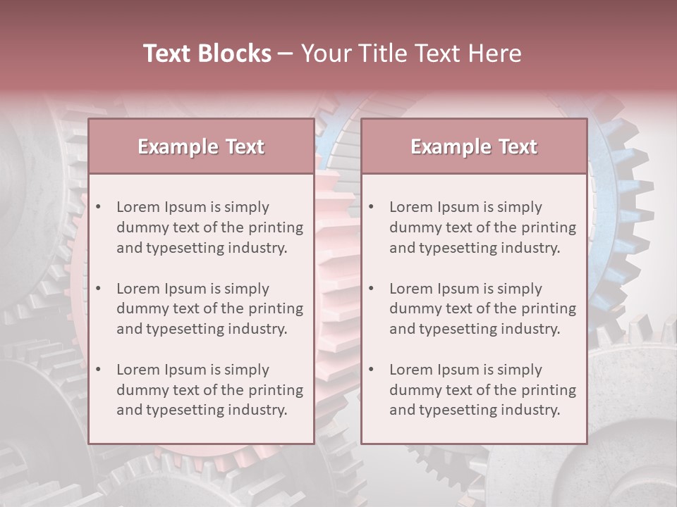 Adult Running Worker PowerPoint Template
