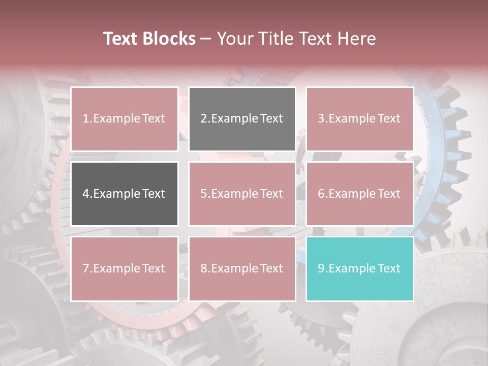 Adult Running Worker PowerPoint Template