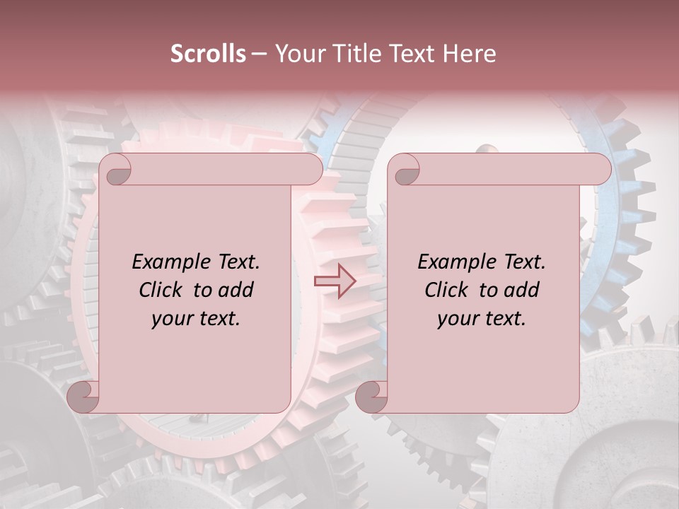 Adult Running Worker PowerPoint Template