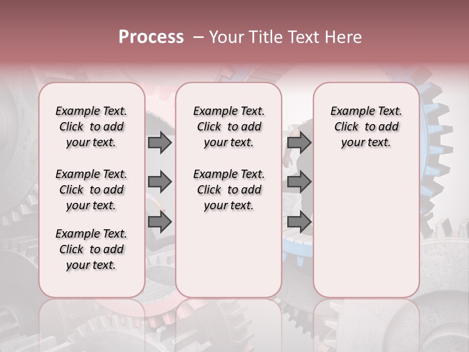 Adult Running Worker PowerPoint Template