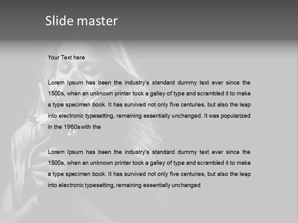 Upset Respirator Purity PowerPoint Template