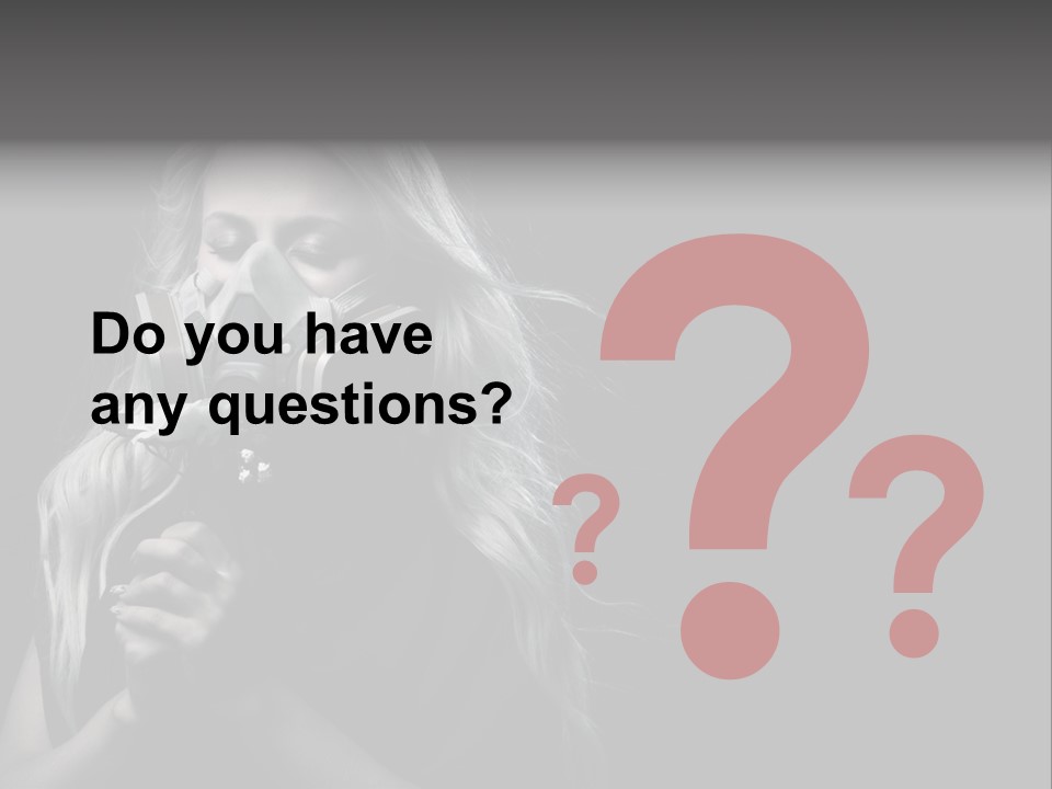 Upset Respirator Purity PowerPoint Template