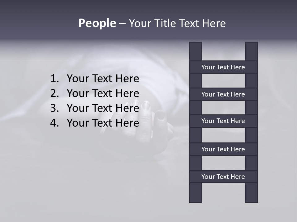 Death Felon Person PowerPoint Template